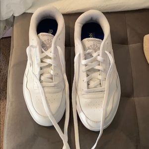 Women's white Reebok sneakers size 9